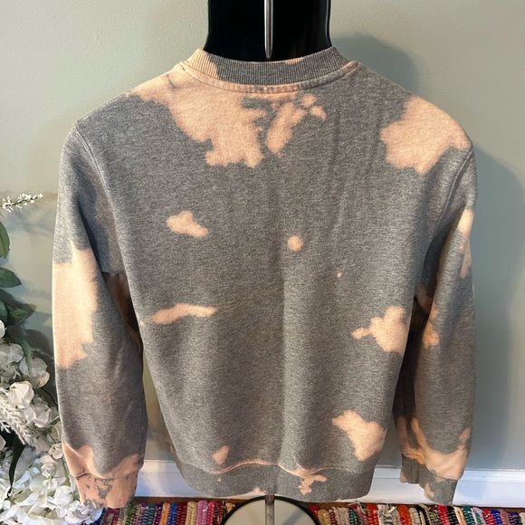 GOAT USA Tie Dye Crewneck Sweatshirt Gray Extra Small XS - Picture 5 of 7